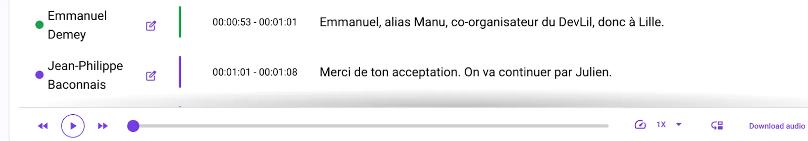 Paramétrage de Whisper transcribe Paramétrage de Whisper transcribe