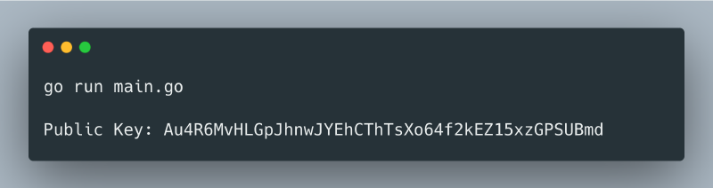 Command lines on how to import wallet