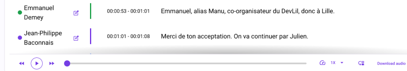 Paramétrage de Whisper transcribe